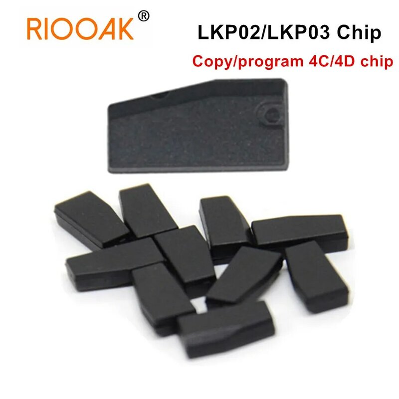 Chip de piezas LKP02 Original, 5/10/20/50 LKP-02, puede clonar Chip 4C/4D/G a través de Tango, KD-X2, LKP03, copia de chip ID46