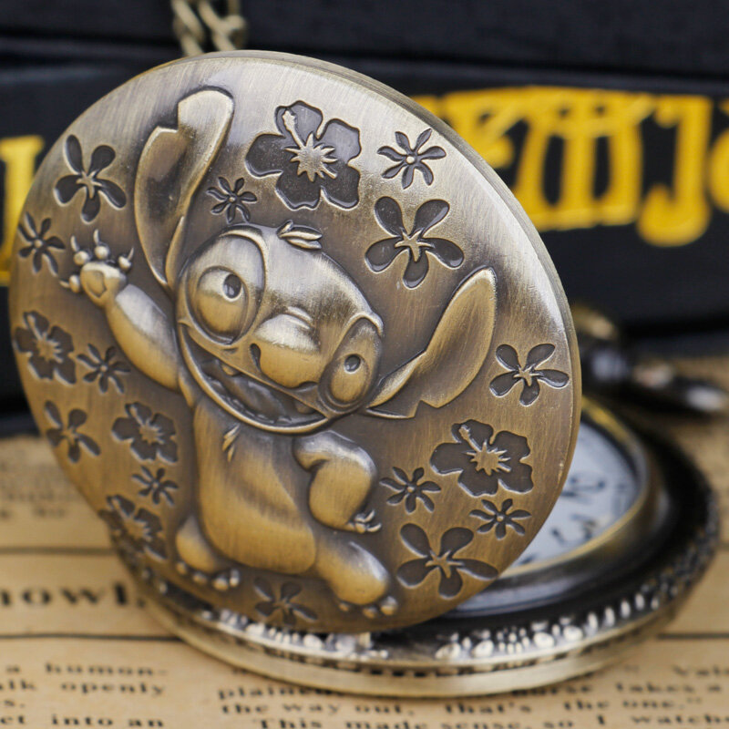 Reloj de bolsillo de cuarzo con tema de juego exquisito, reloj de bolsillo Retro con Collar, relojes colgantes de cadena