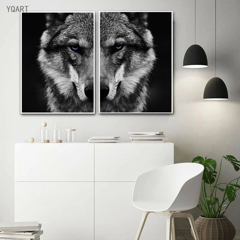 Nordycka czerń białe zwierzęta obrazy na płótnie słoń Zebra krowa obrazy na ścianę plakat i druk do salonu dekoracja sypialni