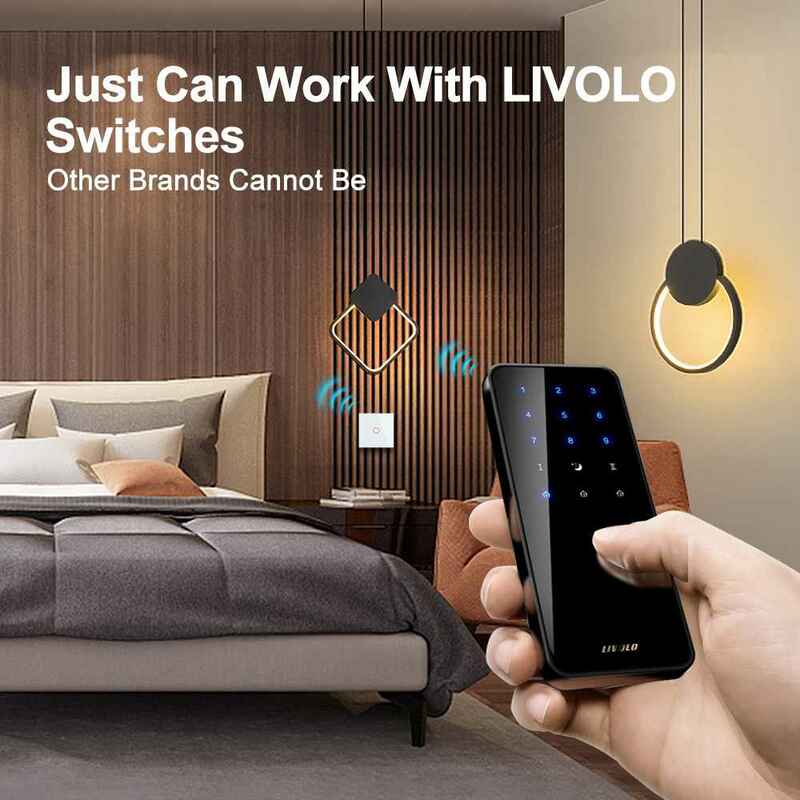 Livolo-壁照明用のリモコン,タッチスイッチ,VL-RMT-04