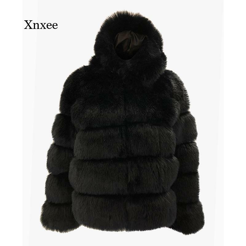 Inverno quente moda feminina casacos de pele falsa casacos de pele de couro falso casacos de pele e jaquetas