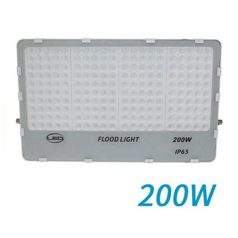 20pc Ultradünne Foco LED Außen Flutlicht 200w Garten Spot AC85-265V Reflektor Wasserdichte IP66 Scheinwerfer Wand Im Freien Beleuchtung
