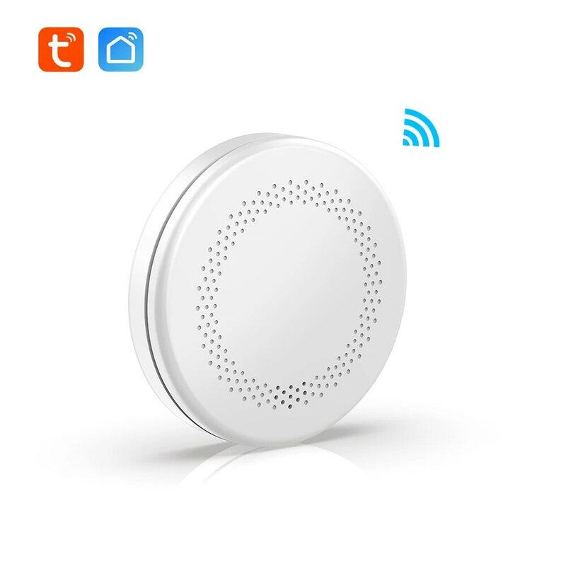 Tuya Smart Home Rookmelder Aangesloten Wlan Aa Batterij Fire Detector Test Winnaar Wifi Fire Detector Voldoet Aan En 14604