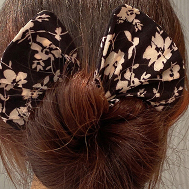 2023 francuski styl opaska do włosów z nadrukiem żelazny drut łuk magiczne klipsy leniwe lokówki wygodne wielokolorowe narzędzia do stylizacji włosów dla kobiet