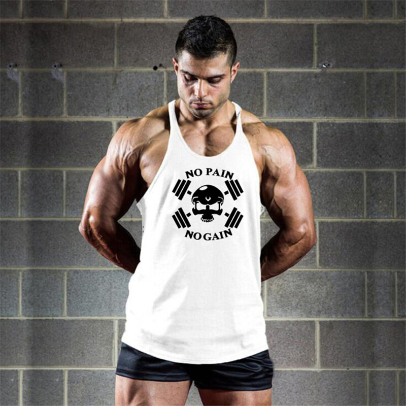 Camiseta sin mangas para hombre, ropa interior de entrenamiento, 6 colores, novedad