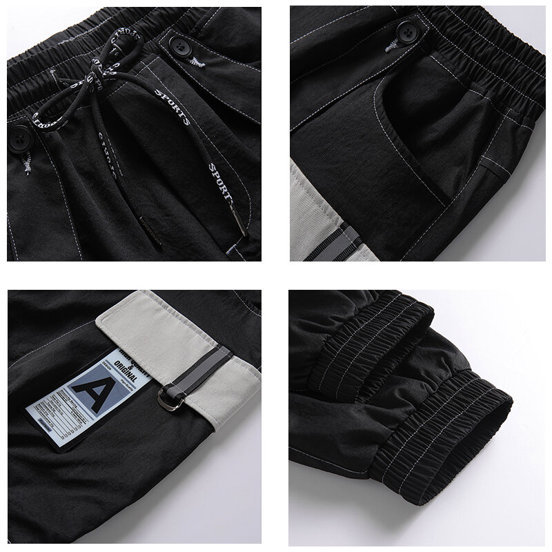 CHAIFENKO – pantalon à faisceau pour homme, vêtement de jogging, de loisir, de sport, Hip Hop, Streetwear, Cargo, imprimé à la mode, nouvelle collection 2023