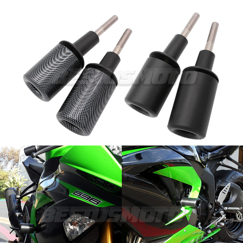 Deslizadores de marco de motocicleta, protección contra caídas y choques para Kawasaki Ninja ZX6R, ZX-6R, ZX636, 2013, 2014