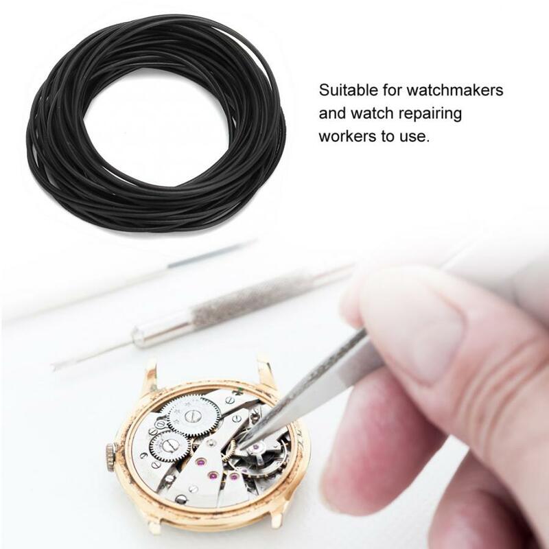 0.7Mm/0.8Mm Rubberen O-Ring Waterdicht Horloge Rugdekking Pakking Zegel Ringen 31-40Mm Horloge Reparatie Tool Accessoires Voor Horlogemaker