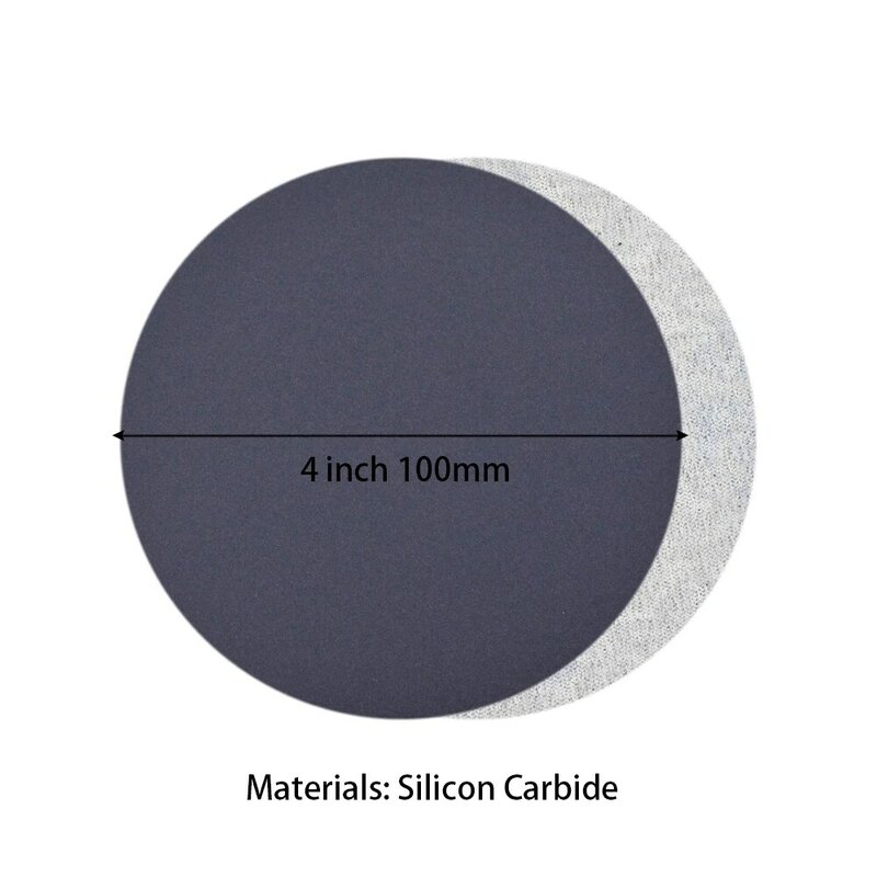 30 PCS 2 Inch 50 MM Móc và Vòng Lặp Ướt Khô Giấy Nhám Chà Nhám Tấm Silicon Carbide 60 đến 10000 Bột Kiều Mạch cho Đánh Bóng Mài