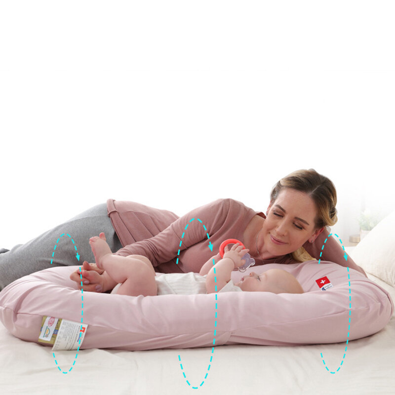 55x95cm 오가닉 코튼 아기 침대, 아기 둥지 침대, 휴대용 침대, 여행 침대, 유아용 코튼 크래들, 신생아, 아기 침대