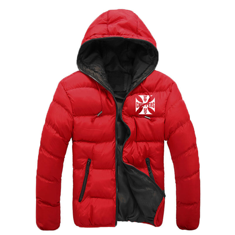 Ropa de algodón acolchada para hombre, parka con capucha de la Costa Oeste, chaqueta de invierno de diseño de logotipo, ropa deportiva Harajuku de alta calidad, 2021