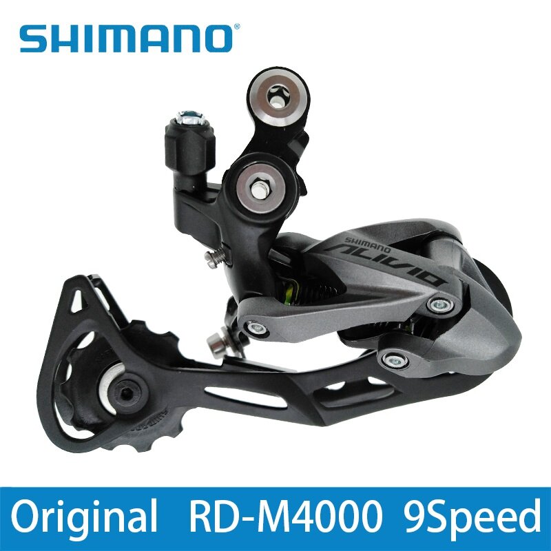 Shimano ALIVIO RD-M4000 9 velocidades Derailleur trasero SL-M4000 FD-M4000 aparejos de jaula larga de bicicleta SL-M4000 3s * 9s 27s MTB DE LA BICI