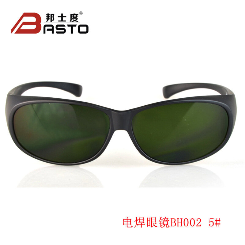 용접 안경 노동 보험 Bh002 Myopia 안경 가스 용접 안경을 착용 할 수 있습니다 짙은 녹색 필름 용접 안경