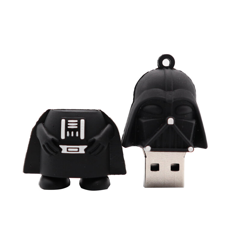 Pen drive usb stick pendrive memory stick u disco dos desenhos animados Darth Vader 128GB presente criativo usb flash drive 4GB 8GB GB GB 64 32 16GB