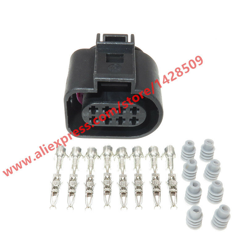 1Set 8 Pin 1.5mm Car Waterproof Connector Auto Plug Radar Gearbox Wiring Harness Socket For VW Audi 1J0 973 714 1J0973714