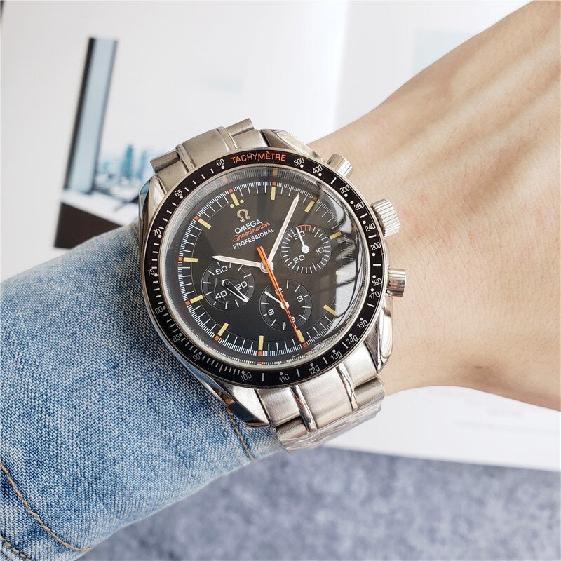 Omega-Мужские автоматические наручные часы с ремешком, модные классические женские и мужские механические часы, подарок orders2