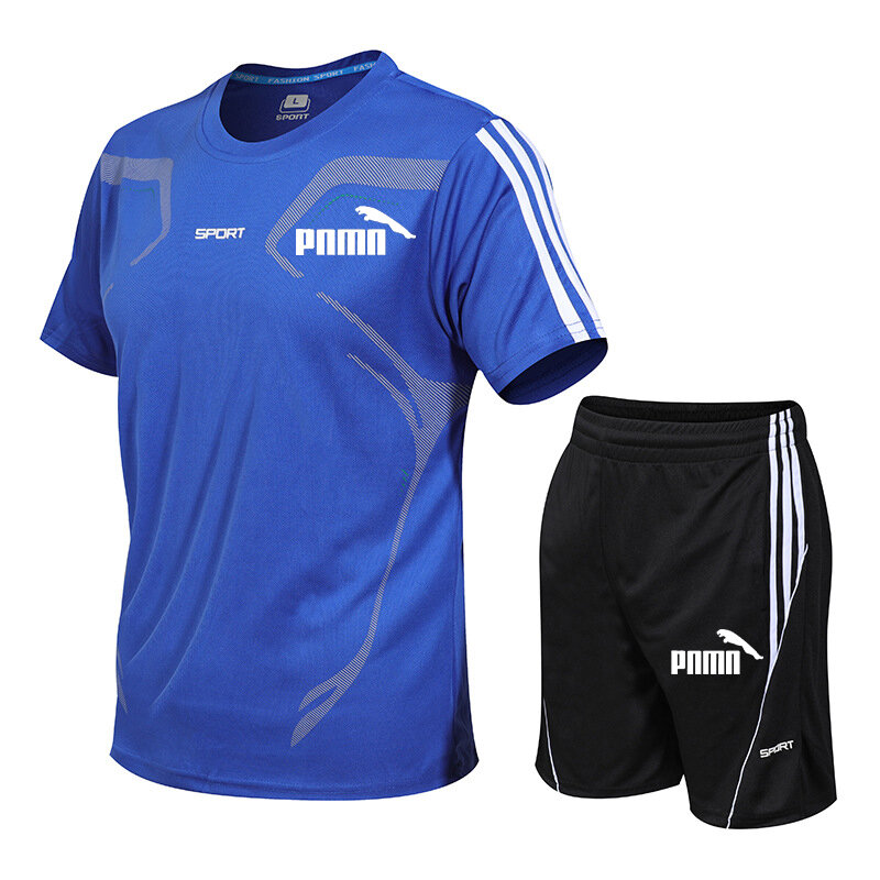 Brand men's sportswear suit GYM fitness clothing football training set jersey jogging men's suit running sportswear sports suit