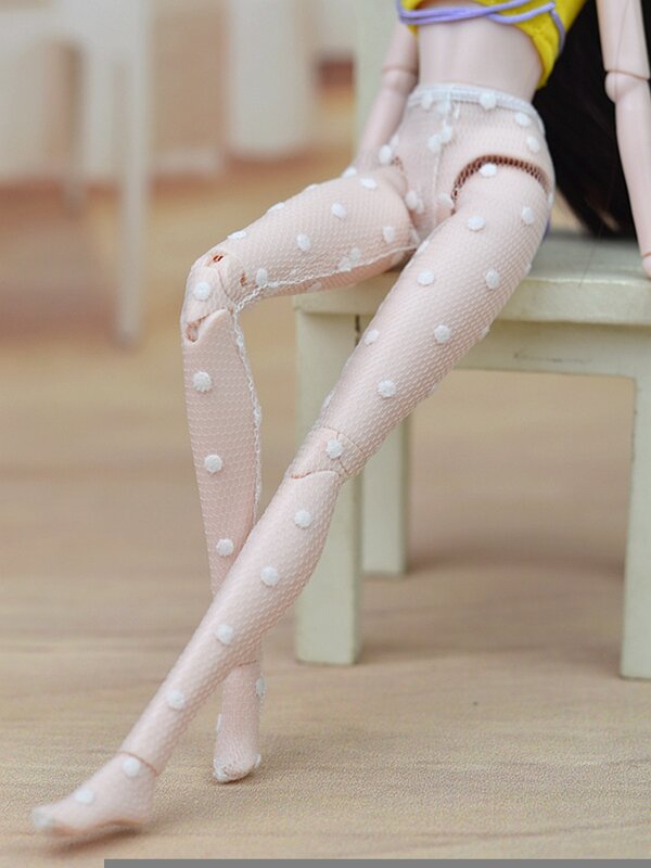 Boneca fashion acessórios alta qualidade feita à mão malha meia calça com rendas calças legging para boneca barbie roupas