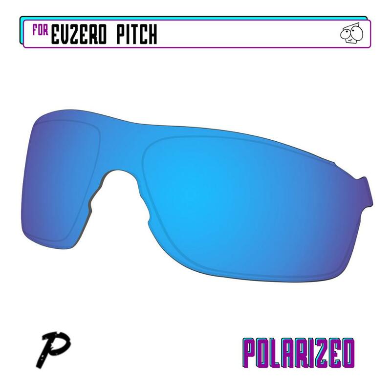 Ezsubstituição de lentes polarizadas, lentes de substituição para óculos de sol oakley evzero pitch-azul p