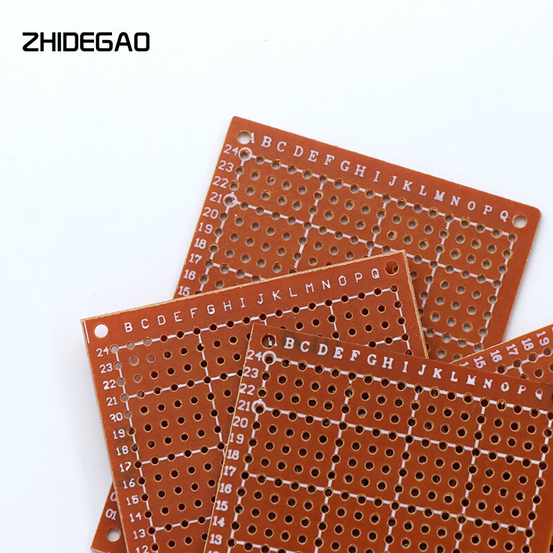 10 Pcs 5x7 5*7 PCB 5 cm 7 cm DIY Papier Prototyp PCB Universal placa amarela ZHIDEGAO