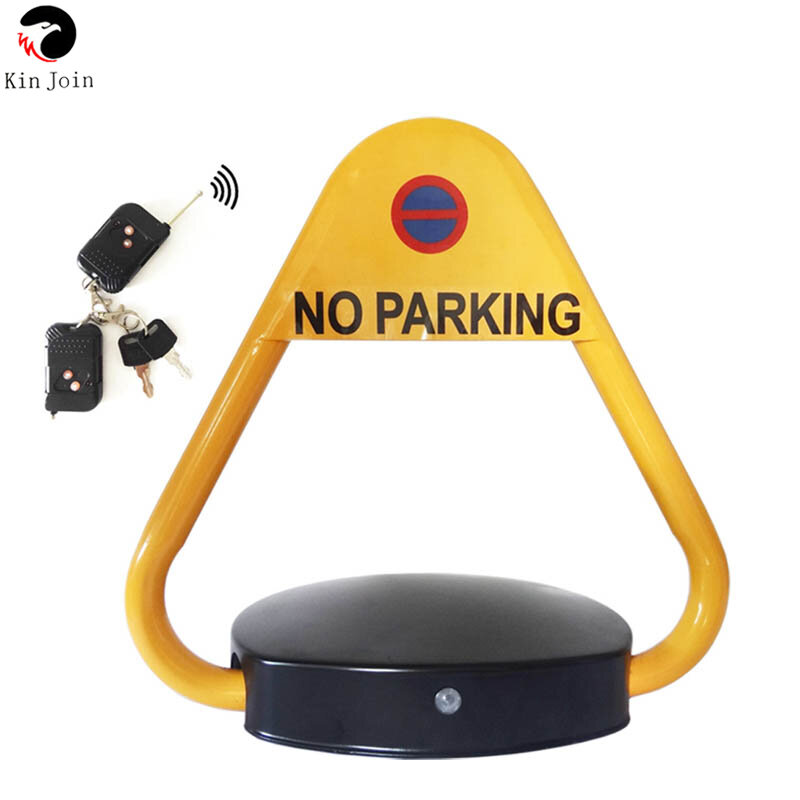 Kinjoin vip estacionamento espaço de controle remoto automático triângulo barreira bloqueio para carro