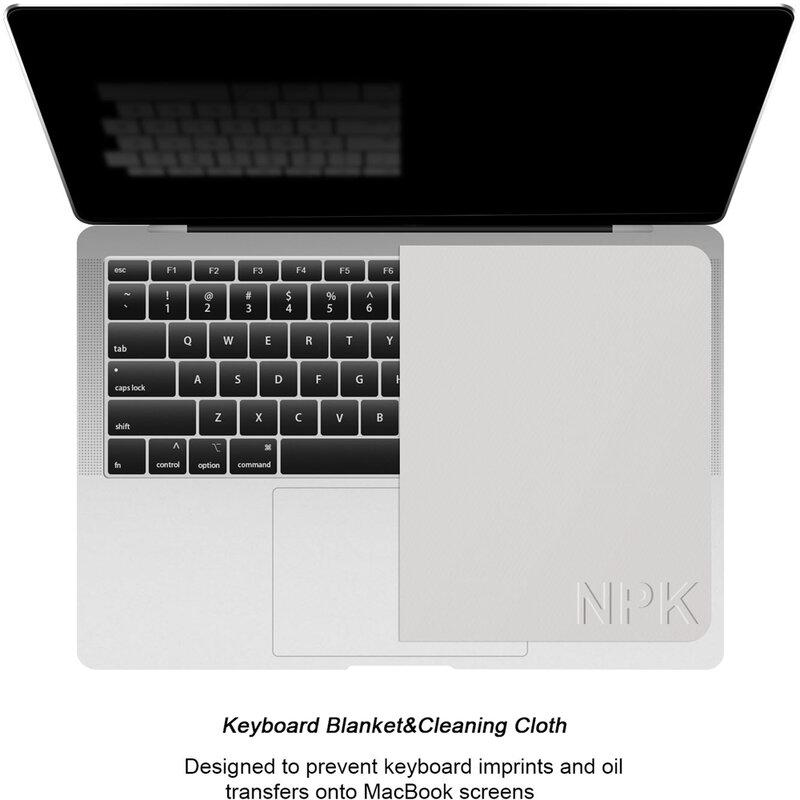 โน้ตบุ๊คปาล์มคีย์บอร์ดผ้าห่มฝาครอบไมโครไฟเบอร์กันฝุ่นป้องกันฟิล์มแล็ปท็อปผ้าทำความสะอาดหน้าจอ MacBook Pro 13/15/16นิ้ว