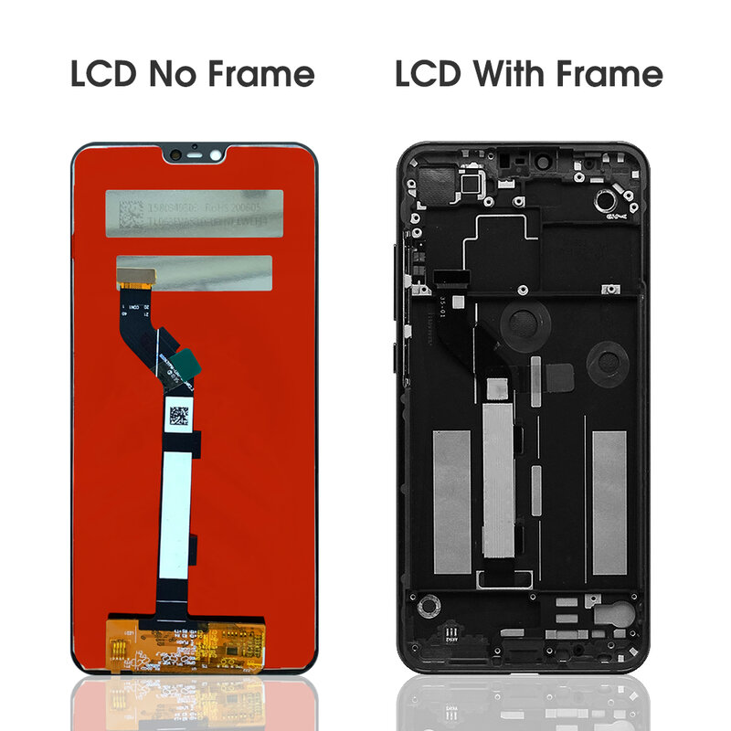 Montagem de Tela Sensível Ao Toque Digitador Para Xiaomi Mi 8 Lite, Substituição Do Display LCD, Global, 6.26 in, Qualidade AAA