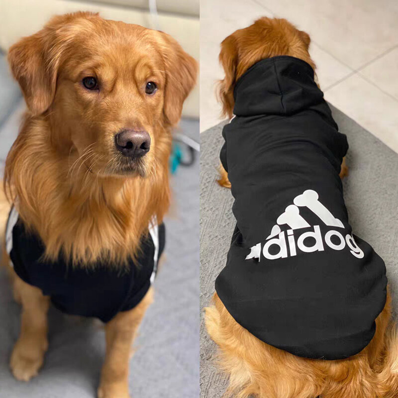 Ubranka dla zwierząt ubrania Adidog dla małych psów kurtka dla szczeniaka bluza płaszcz Labrador jesienna zima utrzymać ciepło ubrania dla zwierząt