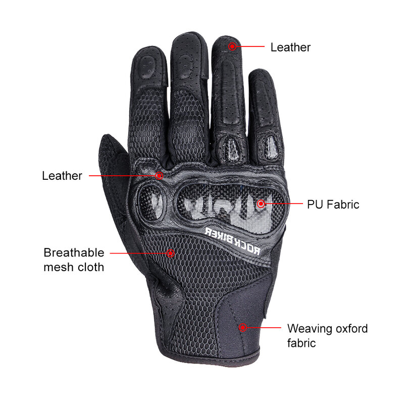 LEXIN – gants de moto en maille pour hommes, respirants, bout des doigts, haute sensibilité, pour écran tactile, été, nouvelle collection 2021