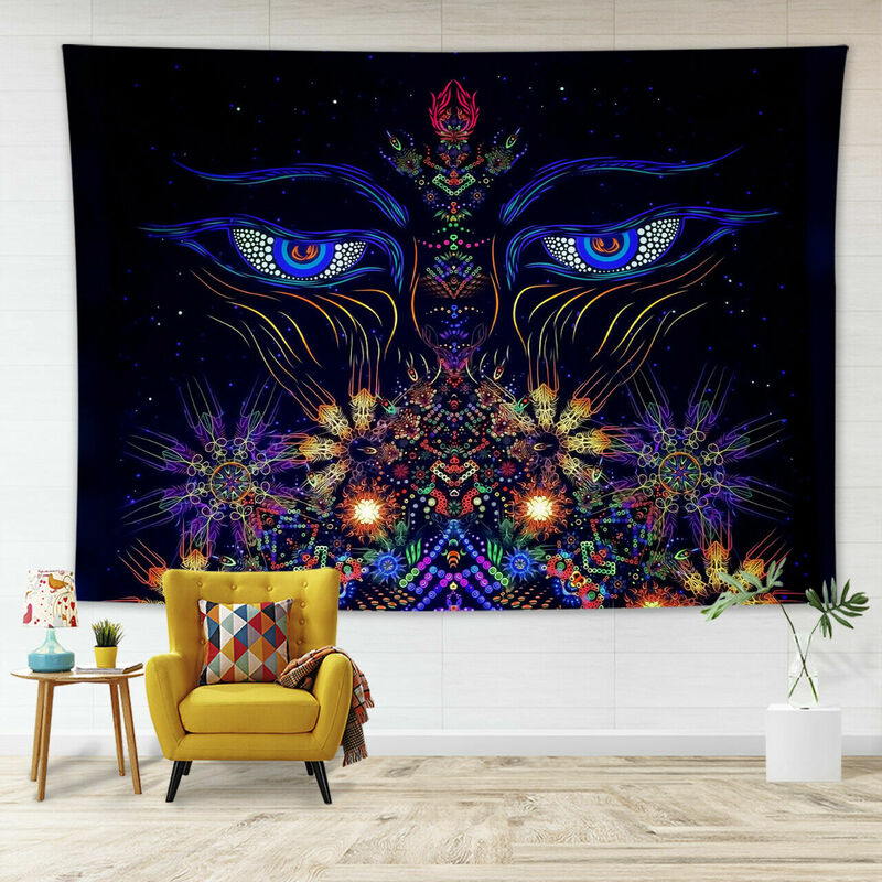 Abstrakte Exotische Schönheit Mädchen Mandala Tapisserie Wandbehang Wohnzimmer Schlafzimmer Wohnkultur
