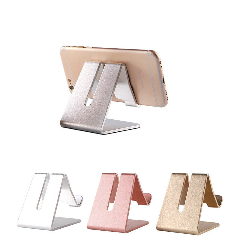 Aluminum Mobile Phone Holder Lazy Stand Table Desk Mount Holder Phone Stand for Tablet PC All Mobile Phones