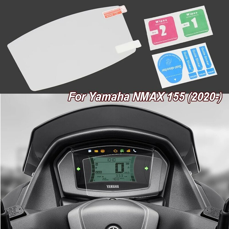Protecteur d'écran pour Yamaha NMAX 155, Film de Protection contre les rayures, accessoires pour motos, NMAX155 2020, 2021, 2022