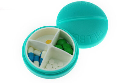 Компактный портативный герметичный чехол с отделением для таблеток, контейнер для хранения ежедневных лекарств, таблеток, чехол для выживания cntainer, для путешествий на открытом воздухе, 3 ячейки