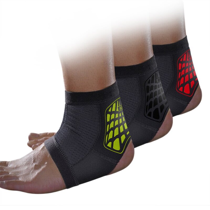 Supporto per caviglia in neoprene elasticizzato regolabile traspirante ultraleggero sicurezza sportiva palestra Badminton basket supporto per cavigliera