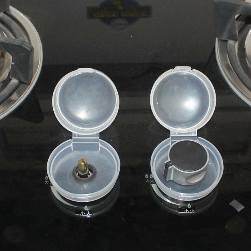 2Pcs Clear Safety Stove And Oven Knob Cover Gas Stove Locks Home Kitchen Protection for Baby Kids Wholesale
