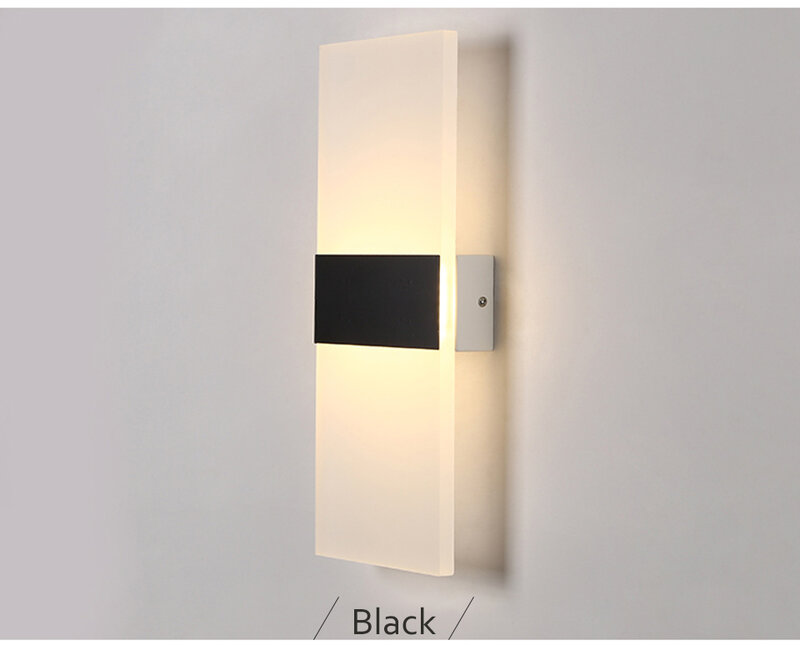 مصباح جداري LED 110 فولت 220 فولت ، تصميم عصري ، إضاءة زخرفية ، مثالي لغرفة النوم أو السلالم أو الرواق.