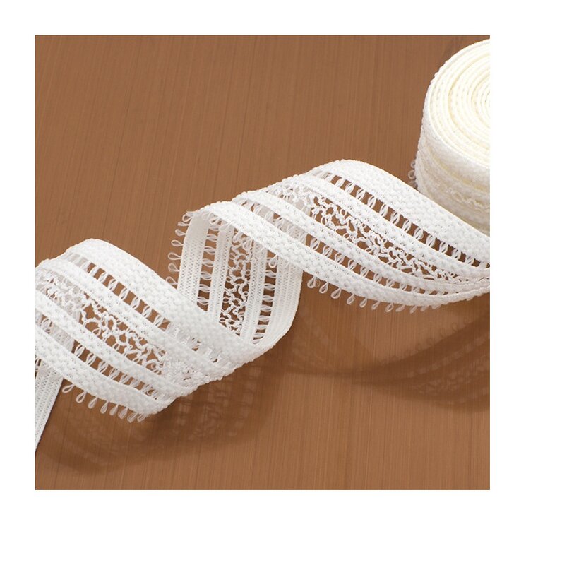2 Yards Kleidung zubehör elastischer spitze gurtband DIY spitze elastische band top dekorative elastische band