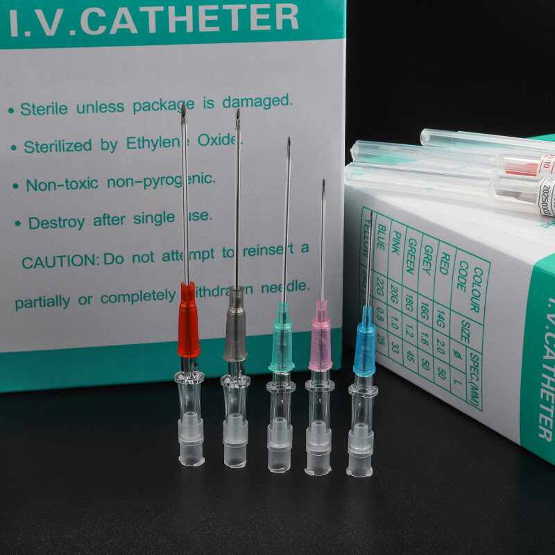 I.V. Catheter Needles Disposable Sterilized U Pick Tattoo Piercing Needles 14G 16G 18G 20G 22G