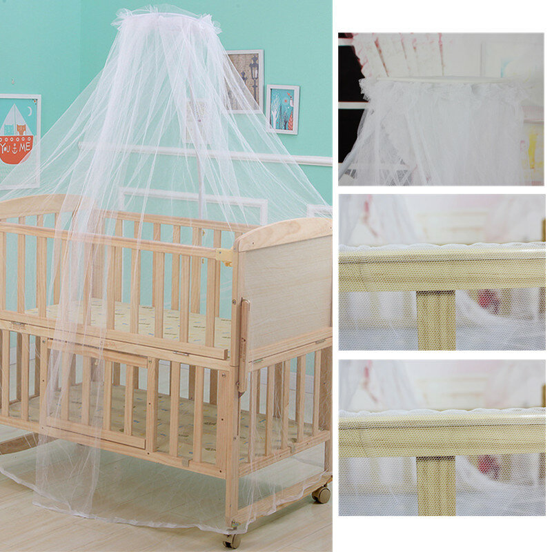 Verão bebê mosquito net malha cúpula quarto cortina redes recém-nascidos crianças dossel portátil suprimentos cama