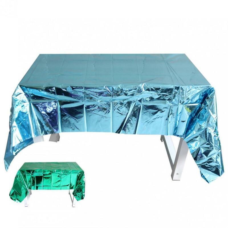 사용하기 쉬운 눈길을 끄는 축제 용 PET Tear Resistant Glitter Table Cover