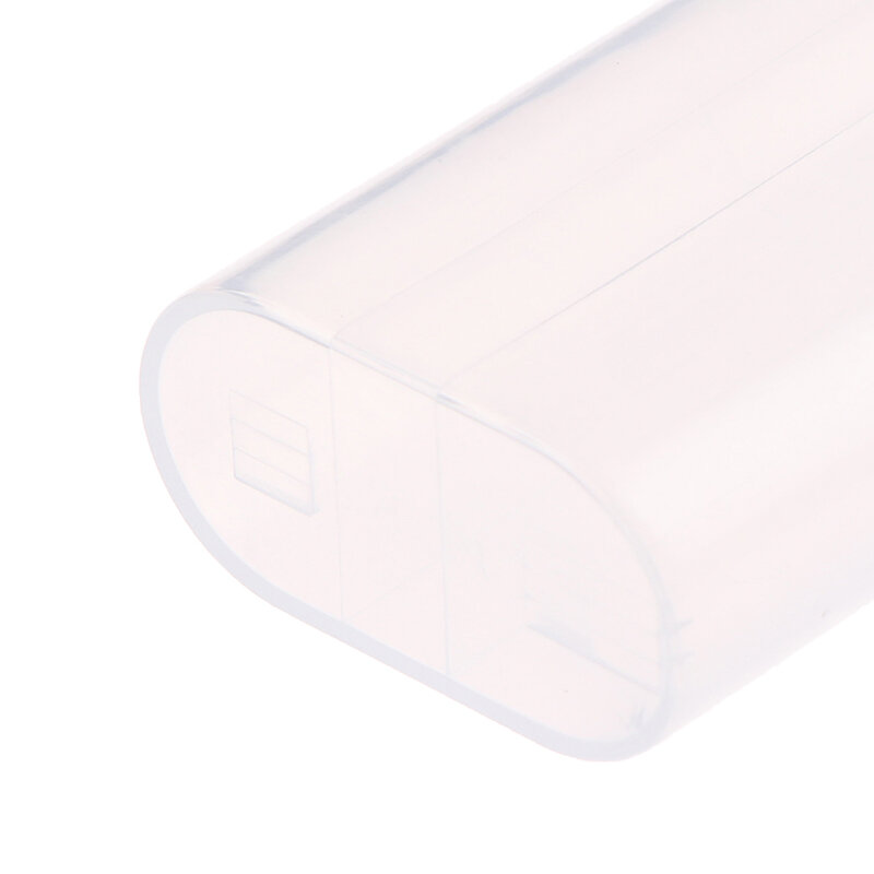 Caja de almacenamiento de plástico transparente para 2 secciones, estuche de seguridad portátil a prueba de agua para batería 18650, 1 unidad, 18650, venta al por mayor