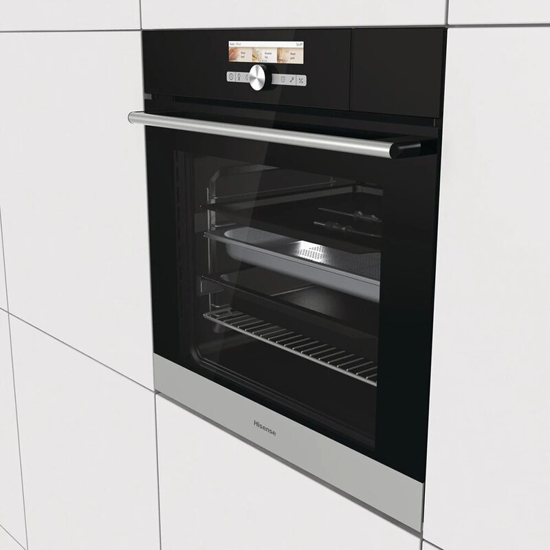 Hisense BS5545AG Oven, Combi, Recessed, 3400W, 73 L Class TO +, three trays, Closure SoftClose, Dehydration, SlowBake