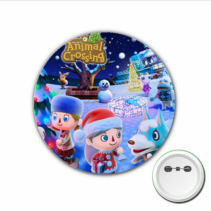 3pcs Japan anime Animal Crossing Cosplay Badge Cartoon Cute Brooch Pins for Backpacks bags Badges Button Clothes Accessories