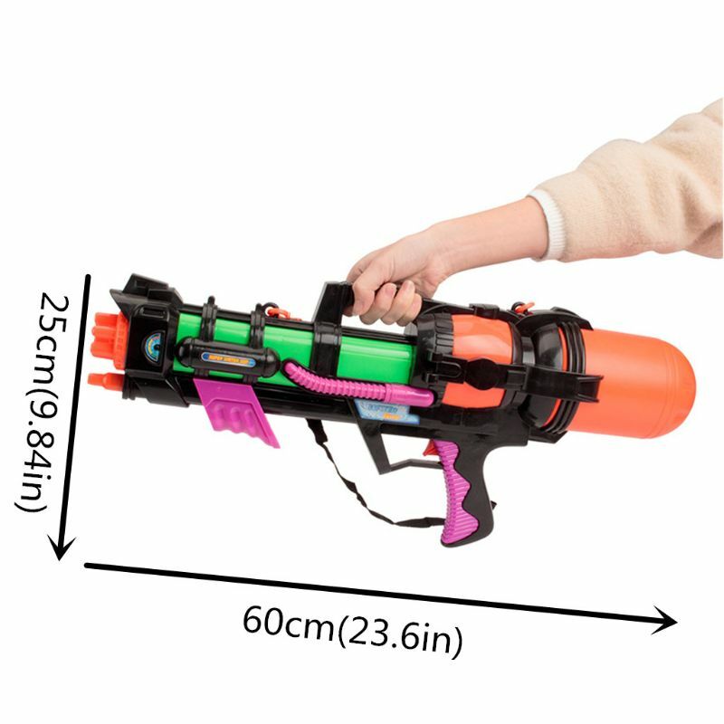 24 "Jumbo Blaster pistola de agua con correas gafas playa Squirt juguete niños Favor