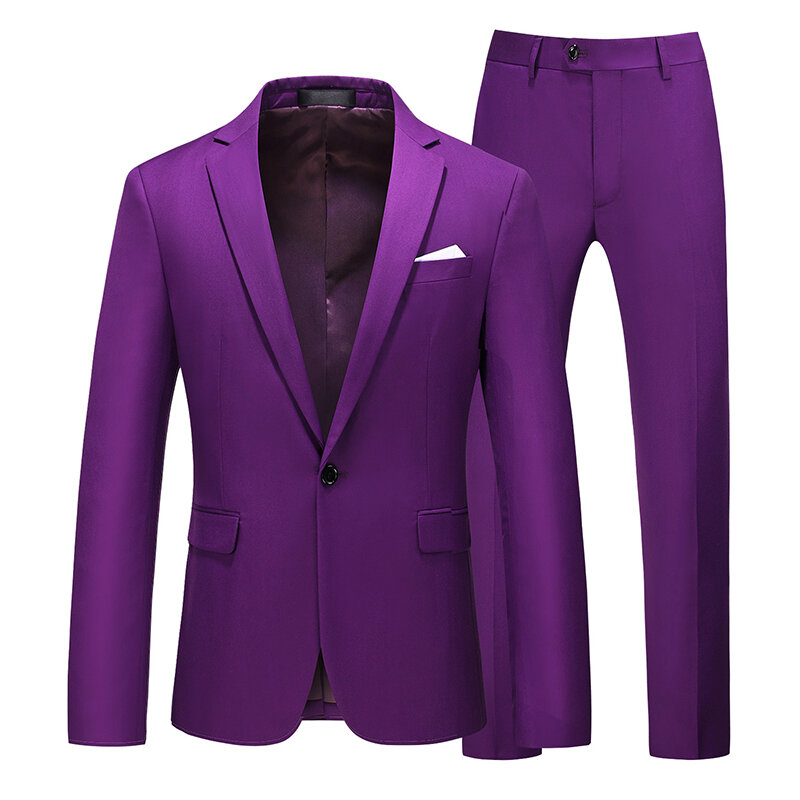 Set di Blazer per uomo abiti da lavoro Set da ufficio Homme 2 pezzi lusso Plus Size cappotto pantaloni cena formale sposo matrimonio 5XL 6XL