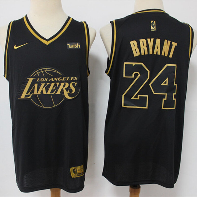 NBA Men's Los Angeles Lakers #24 Kobe Bryant Basketball Jerseys Limited Edition Classics Swingman Jersey Mesh Stitched Jerseys