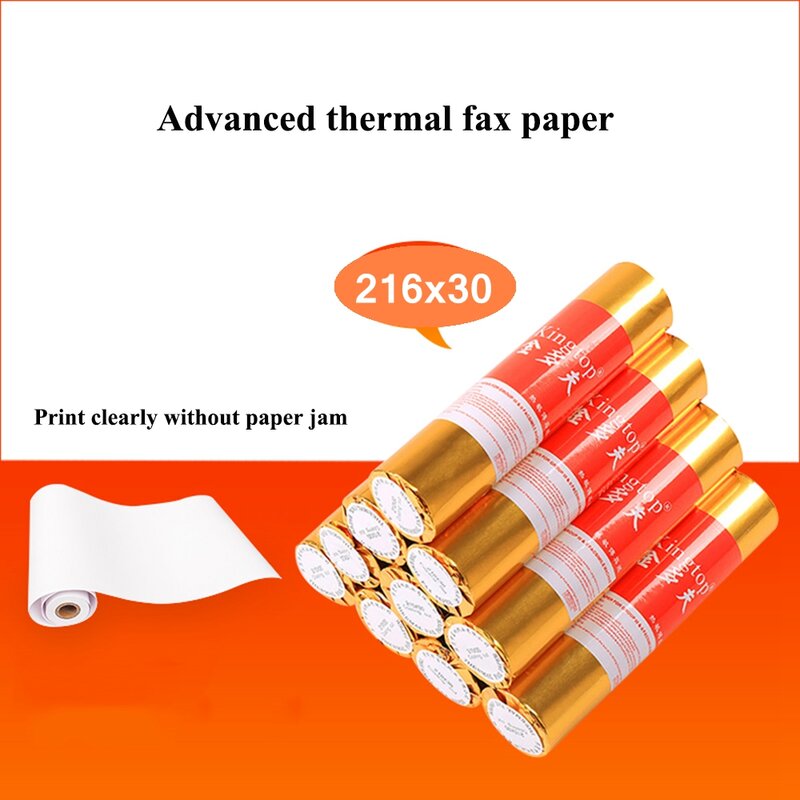 1 Roll Thermal Fax Paper A4  216mm X 16 Meter Thermal Fax Machine Paper 55g Coated Paper