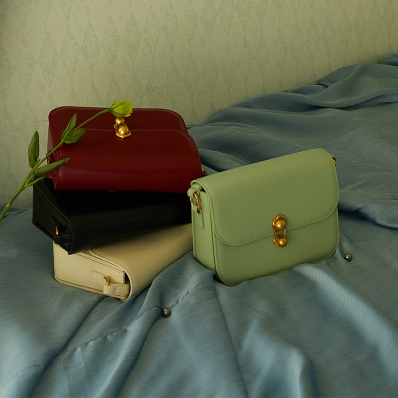 LA FESTIN 2024 nowa projektantka luksusowa torba torba mała na ramię Crossbody damska torebka damska torby boczne skórzana portmonetka