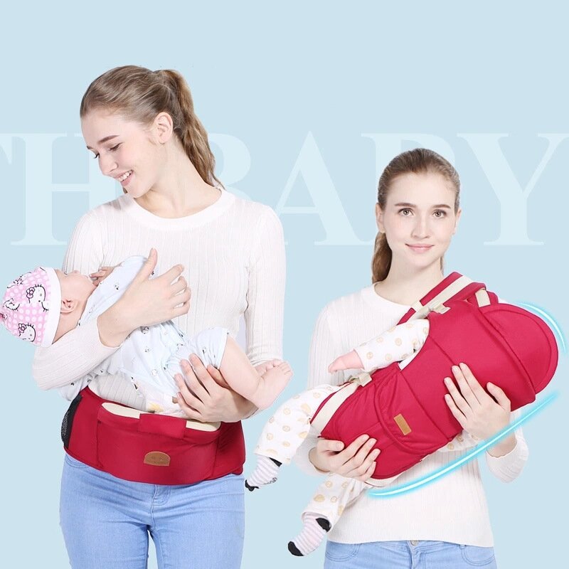 Breathable 9 in 1 ERGONOMIC Carrier เด็กทารก Hipseat ป้องกันไม่ให้ขา O-Type Baby Carrier Wrap สำหรับทารกแรกเกิด 0-36M