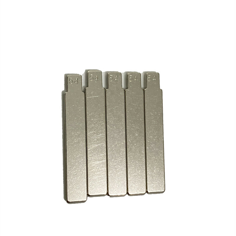 Keychannel-Hoja de llave de coche, 10 piezas, 54 #, Lishi HU83, para Xhorse VDI KD KEYDIY, Flip remoto, Citroen, Peugeot, hoja de repuesto